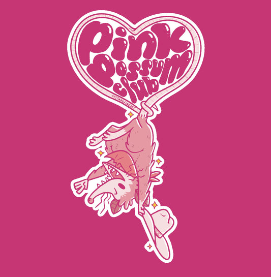 ✨ Pink Possum Club Sticker ✨
