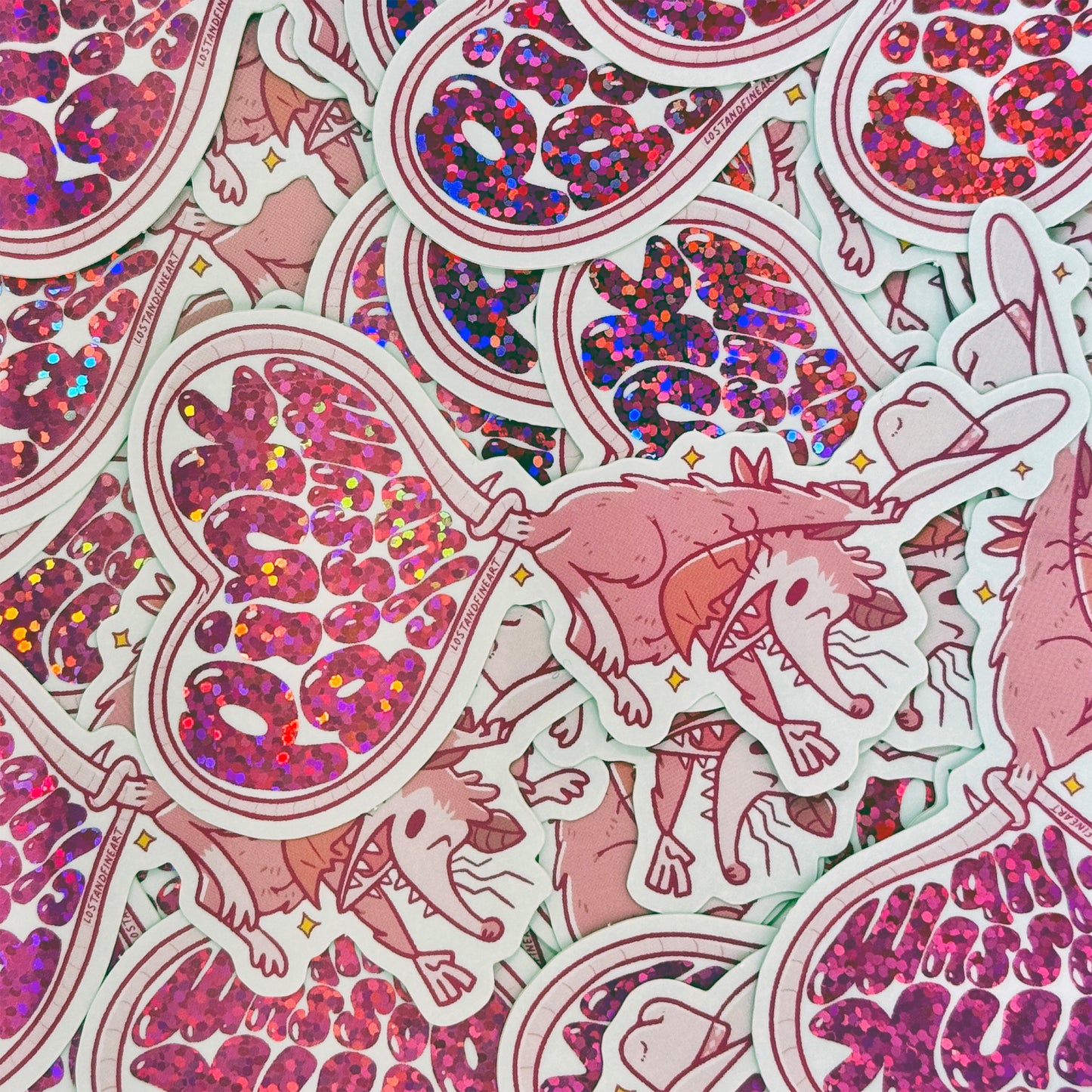 ✨ Pink Possum Club Sticker ✨