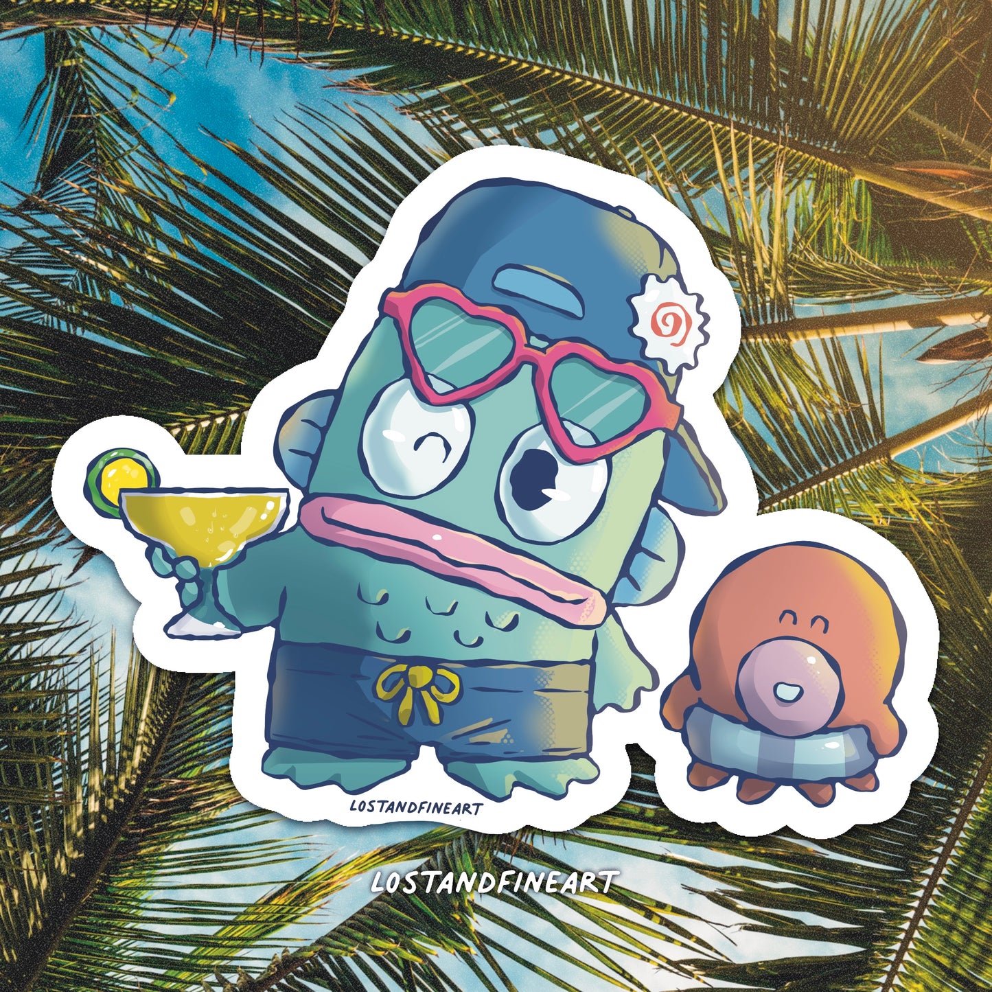 ✨ Summa’time Sanrio:
Hangyodon Sticker ✨