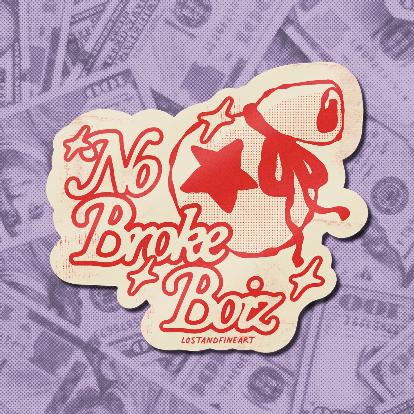 ✨ No Broke Boiz Sticker ✨
