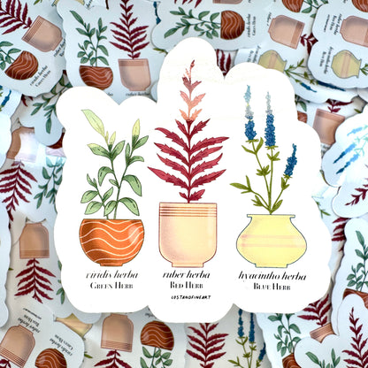 ✨ Resident Evil Herbs Sticker ✨