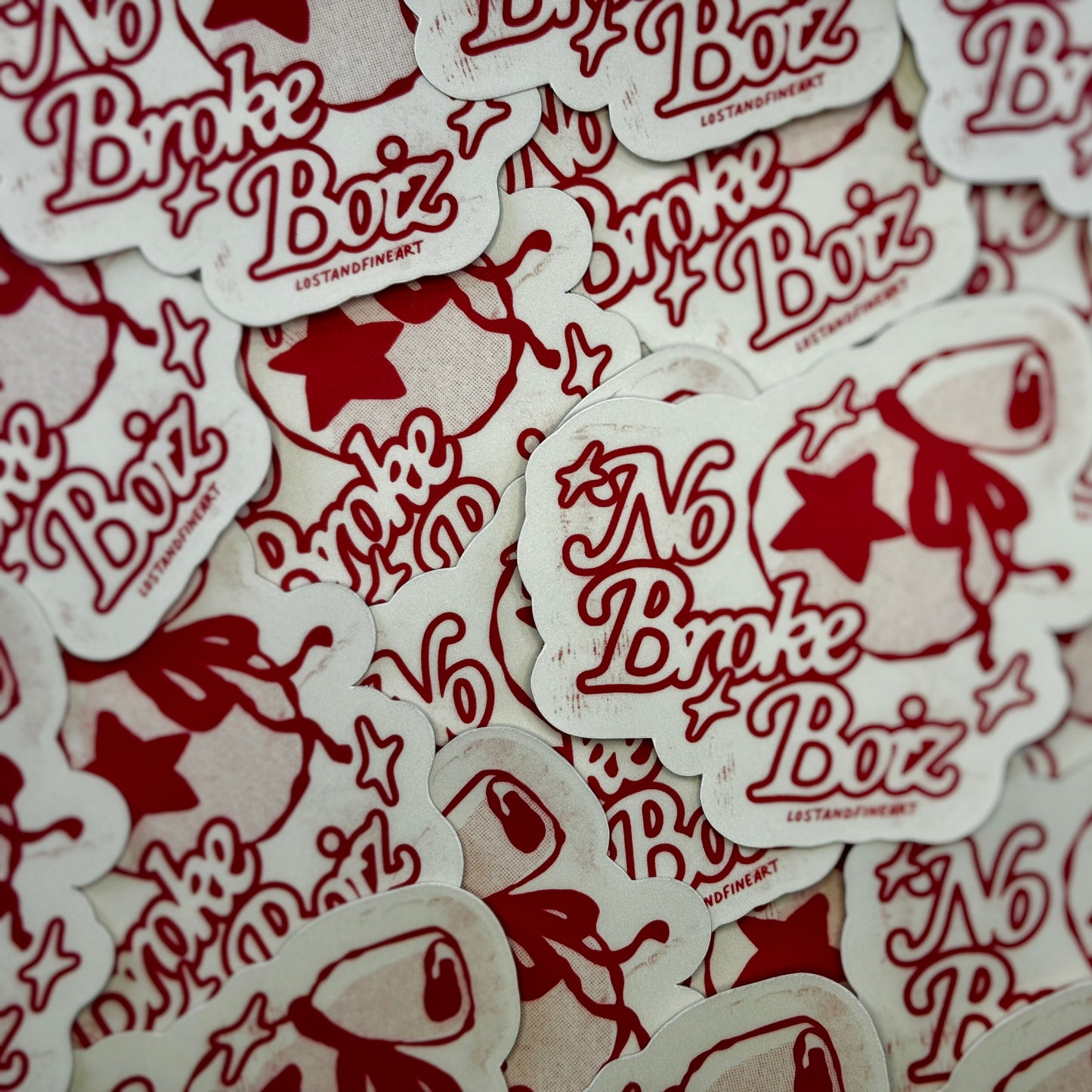 ✨ No Broke Boiz Sticker ✨